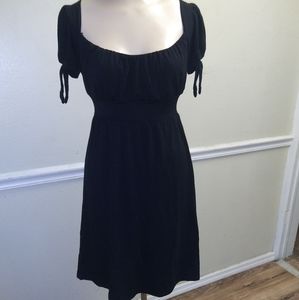 Black cotton dress